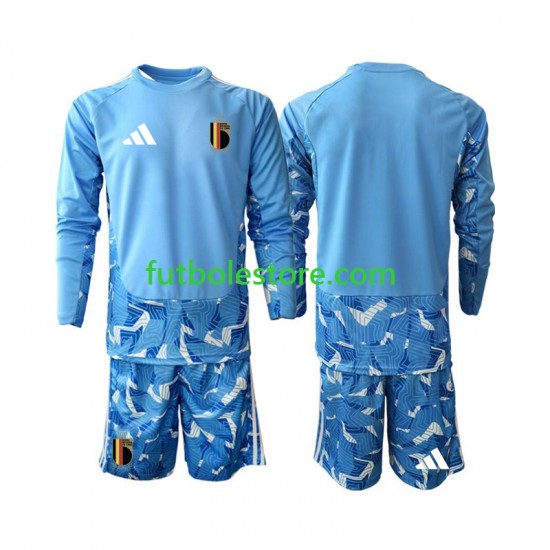 Primera Equipación del Bélgica Portero World Cup 2026 ML para Niño (Camiseta y pantalón)