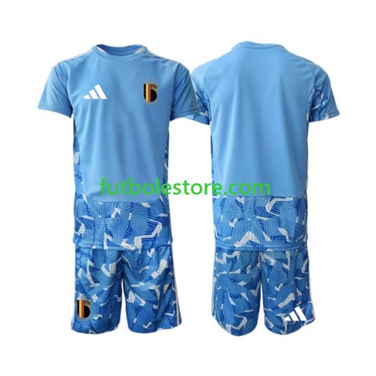 Primera Equipación del Bélgica Portero World Cup 2026 Manga Corta para Niño (Camiseta y pantalón)