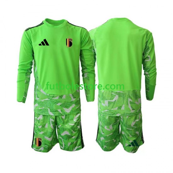 Tercera Equipación del Bélgica Portero World Cup 2026 ML para Niño (Camiseta y pantalón)