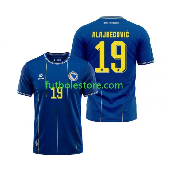Primera Equipación del Bosnia y Herzegovina Kerim Alajbegovic 19 World Cup 2026 Manga Corta para Hombre