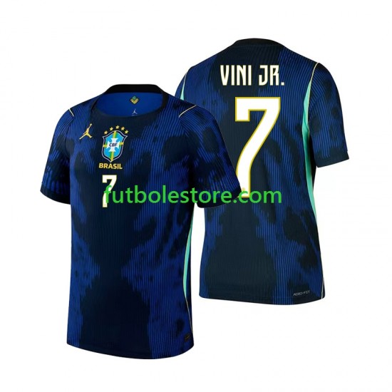 Segunda Equipación del Brasil Vinicius Junior 7 World Cup 2026 Manga Corta para Hombre