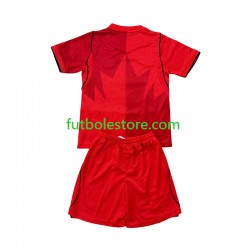 Primera Equipación del Canadá World Cup 2026 Manga Corta para Niño (Camiseta y pantalón)