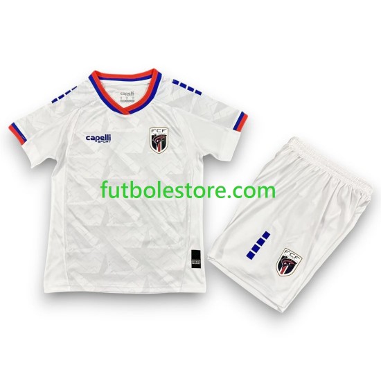 Segunda Equipación del Cape Verde World Cup 2026 Manga Corta para Niño (Camiseta y pantalón)