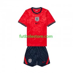 Segunda Equipación del Inglaterra World Cup 2026 Manga Corta para Niño (Camiseta y pantalón)