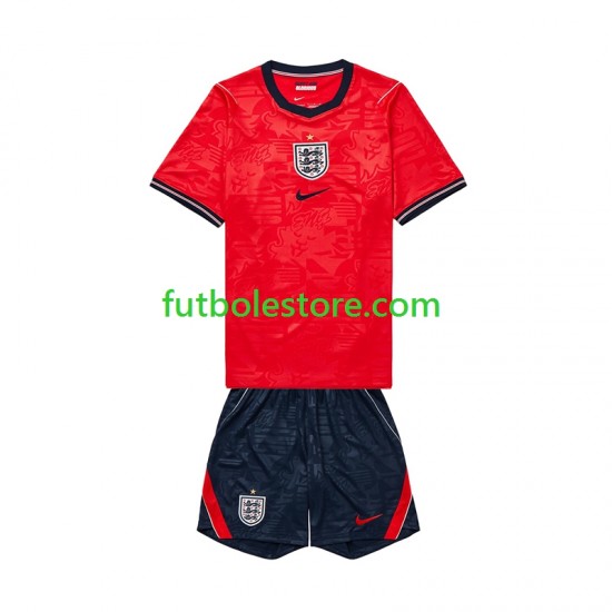 Segunda Equipación del Inglaterra World Cup 2026 Manga Corta para Niño (Camiseta y pantalón)