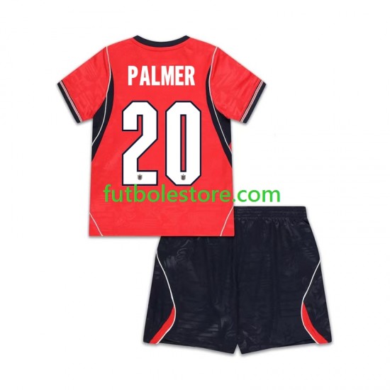 Segunda Equipación del Inglaterra Cole Palmer 20 World Cup 2026 Manga Corta para Niño (Camiseta y pantalón)