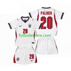 Primera Equipación del Inglaterra Cole Palmer 20 World Cup 2026 Manga Corta para Niño (Camiseta y pantalón)