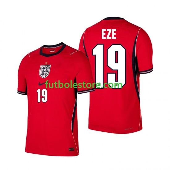 Segunda Equipación del Inglaterra Eberechi Eze 19 World Cup 2026 Manga Corta para Hombre
