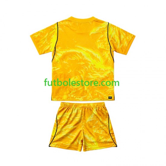 Cuarta Equipación del Inglaterra Portero World Cup 2026 Manga Corta para Niño (Camiseta y pantalón)