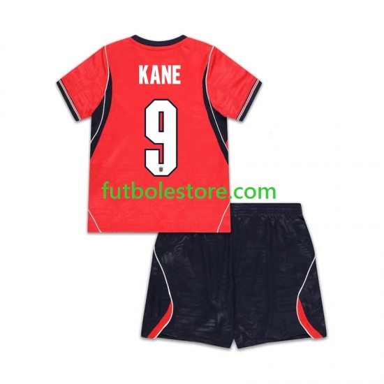 Segunda Equipación del Inglaterra Harry Kane 9 World Cup 2026 Manga Corta para Niño (Camiseta y pantalón)
