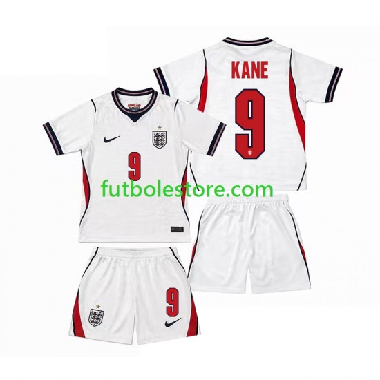 Primera Equipación del Inglaterra Harry Kane 9 World Cup 2026 Manga Corta para Niño (Camiseta y pantalón)
