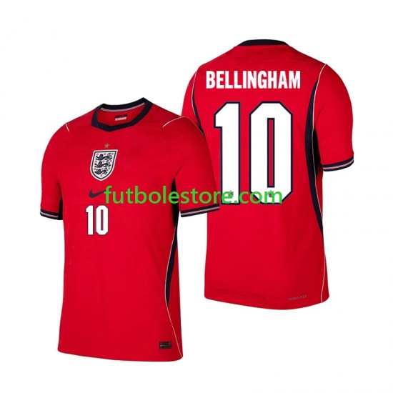 Segunda Equipación del Inglaterra Jude Bellingham 10 World Cup 2026 Manga Corta para Hombre
