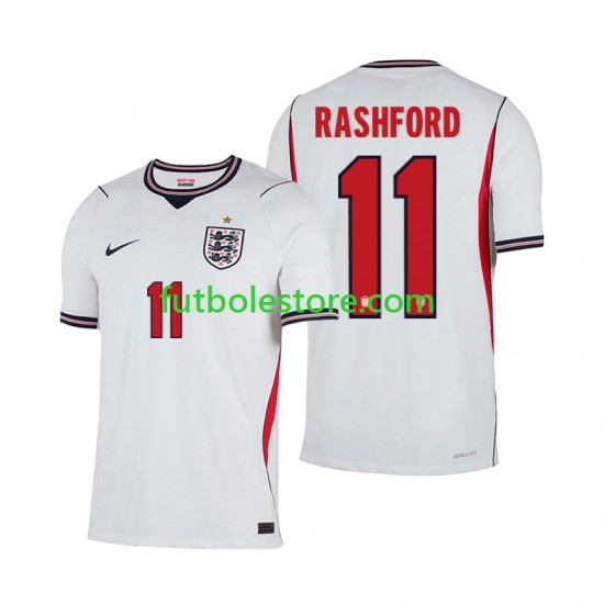 Primera Equipación del Inglaterra Marcus Rashford 11 World Cup 2026 Manga Corta para Hombre