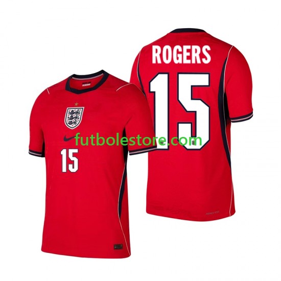 Segunda Equipación del Inglaterra Morgan Rogers 15 World Cup 2026 Manga Corta para Hombre