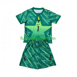 Tercera Equipación del Francia Portero Brice Samba 1 World Cup 2026 Manga Corta para Niño (Camiseta y pantalón)