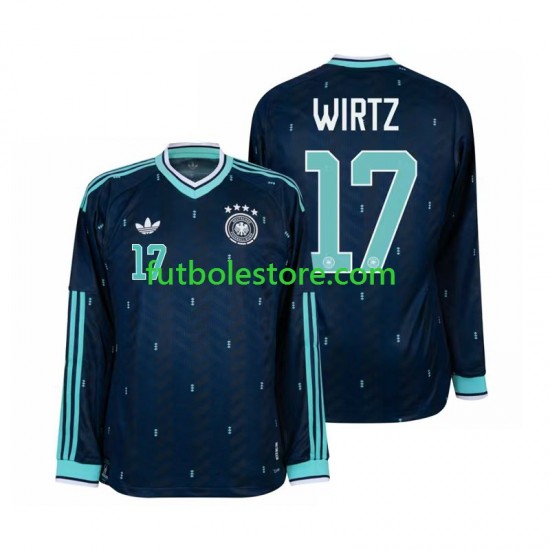 Segunda Equipación del Alemania Florian Wirtz 17 World Cup 2026 ML para Hombre
