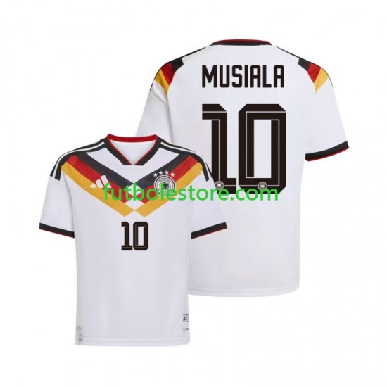 Primera Equipación del Alemania Jamal Musiala 10 World Cup 2026 Manga Corta para Hombre