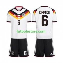 Primera Equipación del Alemania Joshua Kimmich 6 World Cup 2026 Manga Corta para Niño (Camiseta y pantalón)