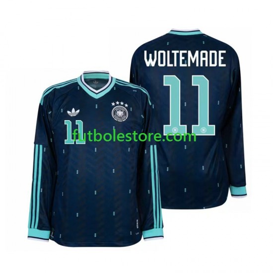 Segunda Equipación del Alemania Nick Woltemade 11 World Cup 2026 ML para Hombre