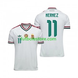 Segunda Equipación del Hungría Milos Kerkez 11 World Cup 2026 Manga Corta para Hombre