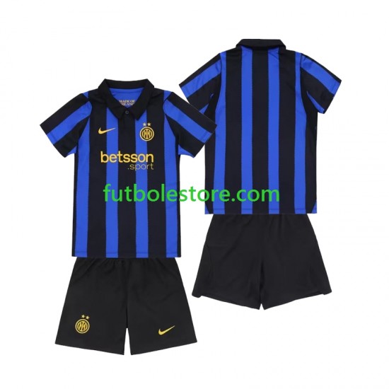 Primera Equipación del Inter Milan 2026-2027 Manga Corta para Niño (Camiseta y pantalón)