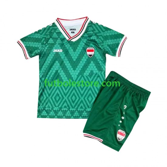 Primera Equipación del Irak World Cup 2026 Manga Corta para Niño (Camiseta y pantalón)