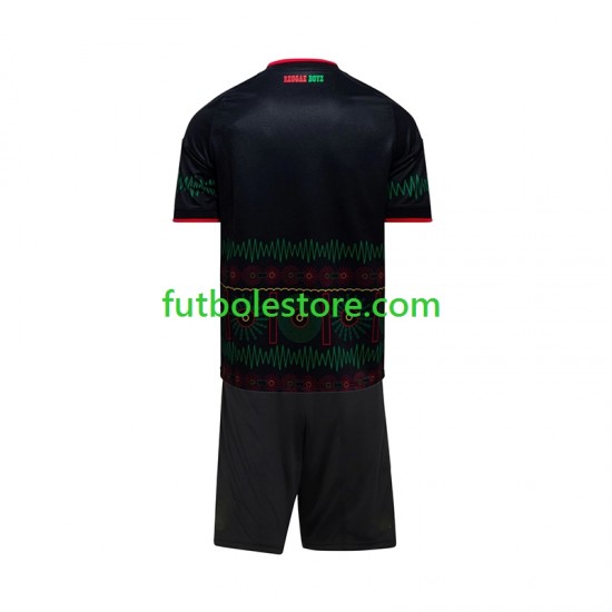 Segunda Equipación del Jamaica World Cup 2026 Manga Corta para Niño (Camiseta y pantalón)