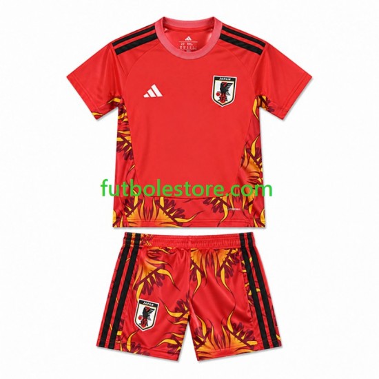 Primera Equipación del Japón Portero World Cup 2026 Manga Corta para Niño (Camiseta y pantalón)