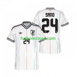 Segunda Equipación del Japón Kaishu Sano 24 World Cup 2026 Manga Corta para Hombre