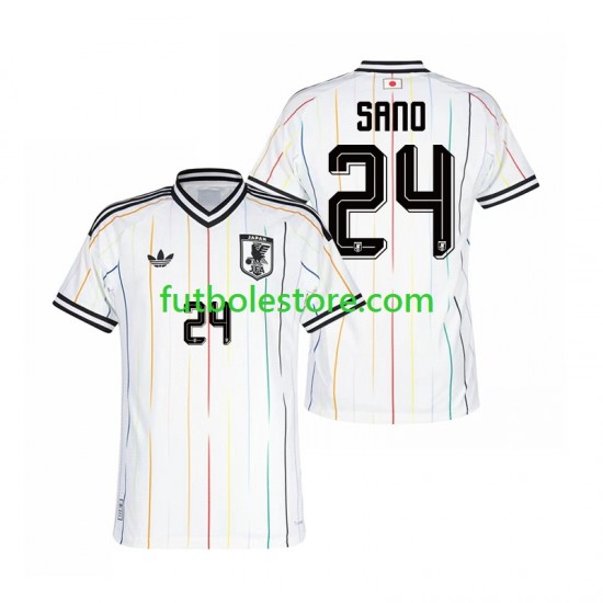 Segunda Equipación del Japón Kaishu Sano 24 World Cup 2026 Manga Corta para Hombre