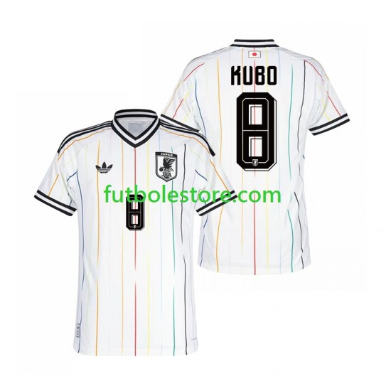 Segunda Equipación del Japón Kubo 8 World Cup 2026 Manga Corta para Hombre