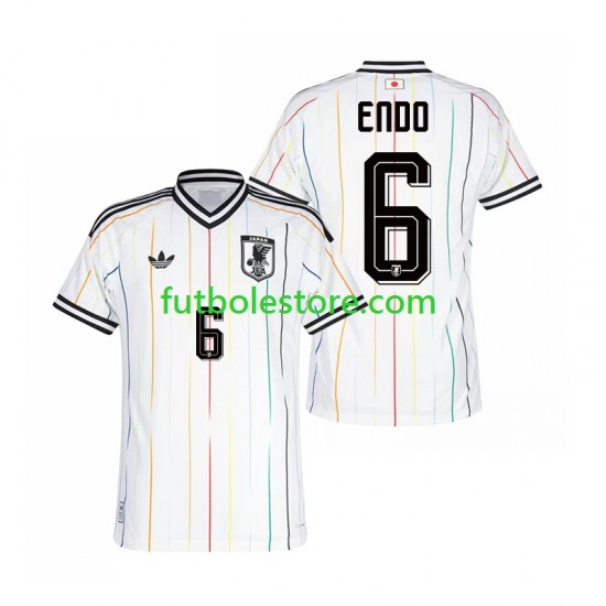 Segunda Equipación del Japón Wataru Endo 6 World Cup 2026 Manga Corta para Hombre