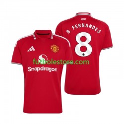 Primera Equipación del Manchester United Bruno Fernandes 8 2026-2027 Manga Corta para Hombre