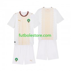 Segunda Equipación del Marruecos 2026 Manga Corta para Niño (Camiseta y pantalón)