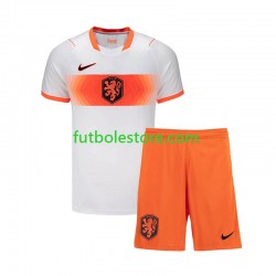 Segunda Equipación del Países Bajos World Cup 2026 Manga Corta para Niño (Camiseta y pantalón)