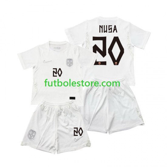 Tercera Equipación del Noruega Antonio NUSA 20 World Cup 2026 Manga Corta para Niño (Camiseta y pantalón)