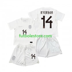 Tercera Equipación del Noruega Julian Ryerson 14 World Cup 2026 Manga Corta para Niño (Camiseta y pantalón)