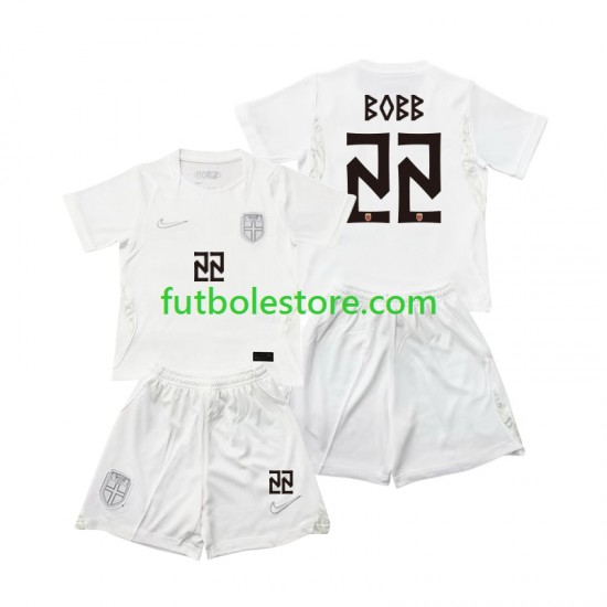 Tercera Equipación del Noruega Oscar Bobb 22 World Cup 2026 Manga Corta para Niño (Camiseta y pantalón)
