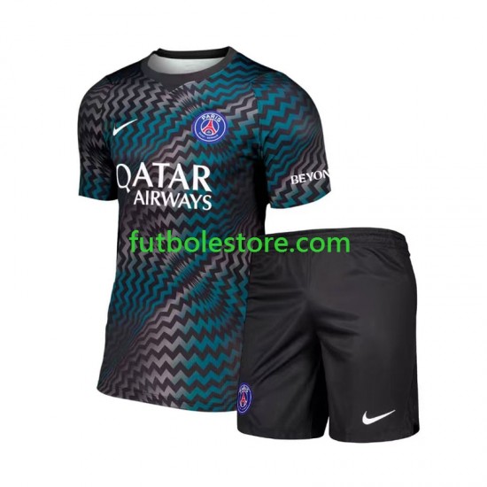 Primera Equipación del Paris Saint-Germain Portero 2026-2027 Manga Corta para Niño (Camiseta y pantalón)