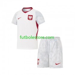 Primera Equipación del Polonia World Cup 2026 Manga Corta para Niño (Camiseta y pantalón)