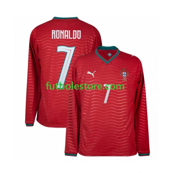 Primera Equipación del Portugal Cristiano Ronaldo 7 World Cup 2026 ML para Hombre