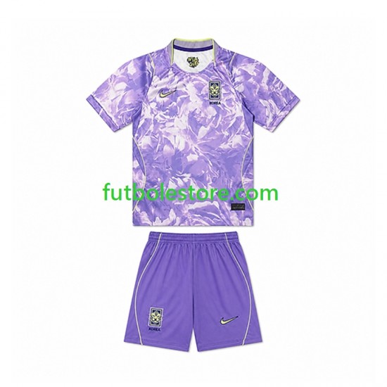 Segunda Equipación del Corea Del Sur World Cup 2026 Manga Corta para Niño (Camiseta y pantalón)