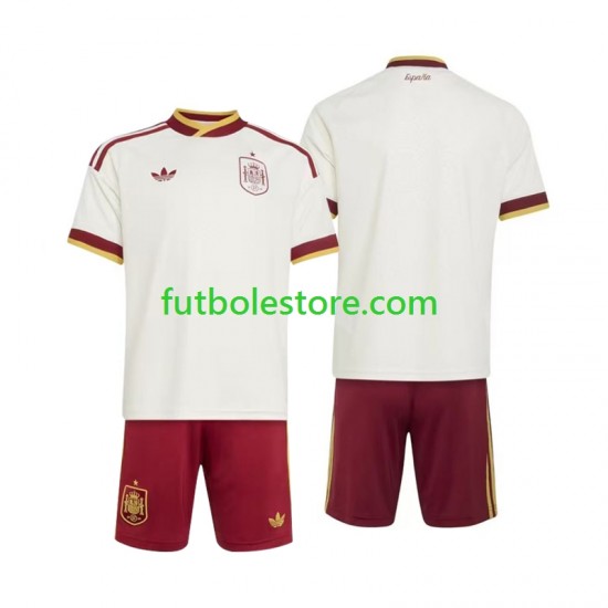 Segunda Equipación del España World Cup 2026 Manga Corta para Niño (Camiseta y pantalón)