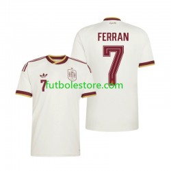 Segunda Equipación del España Ferran Torres 7 World Cup 2026 Manga Corta para Hombre