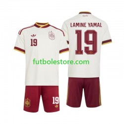 Segunda Equipación del España Lamine Yamal 19 World Cup 2026 Manga Corta para Niño (Camiseta y pantalón)