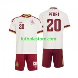 Segunda Equipación del España Pedri 20 World Cup 2026 Manga Corta para Niño (Camiseta y pantalón)