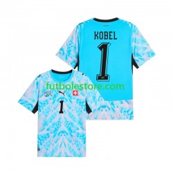 Primera Equipación del Suiza Portero Gregor Kobel 1 World Cup 2026 Manga Corta para Hombre