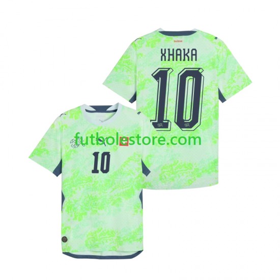 Segunda Equipación del Suiza Granit Xhaka 10 World Cup 2026 Manga Corta para Hombre
