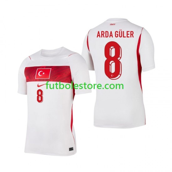 Segunda Equipación del Turquía Arda Guler 8 World Cup 2026 Manga Corta para Hombre