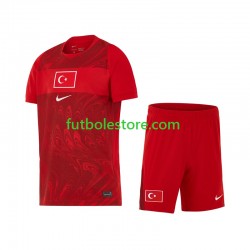 Primera Equipación del Turquía World Cup 2026 Manga Corta para Niño (Camiseta y pantalón)